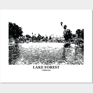 Lake Forest - California Posters and Art